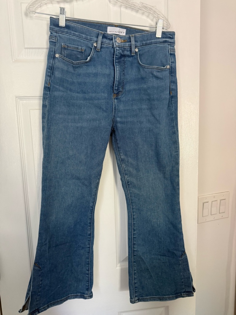 LOFT Medium Blue Cropped Jeans